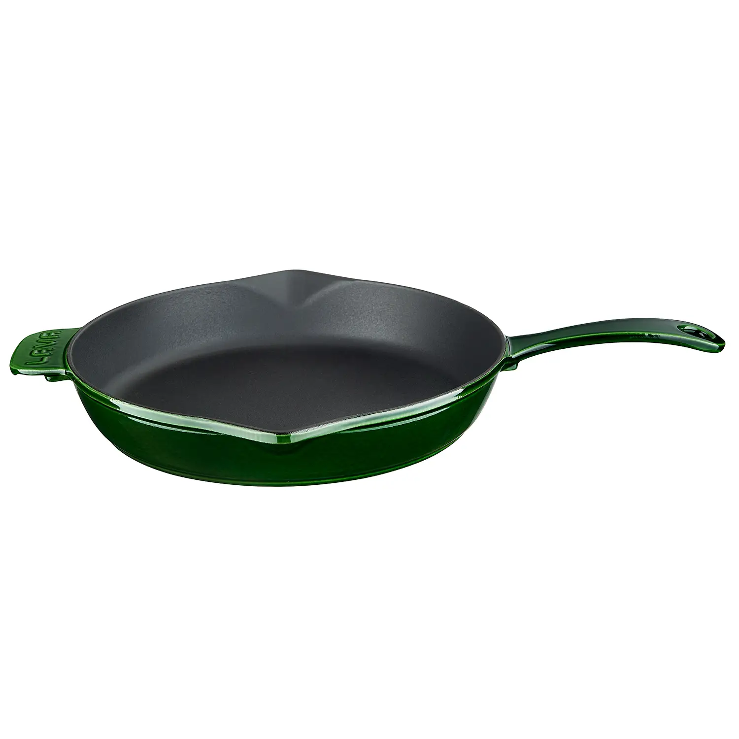 Lava Cast Iron Round Premium. Long-Stem, Dia. Ø 28cm. - Green